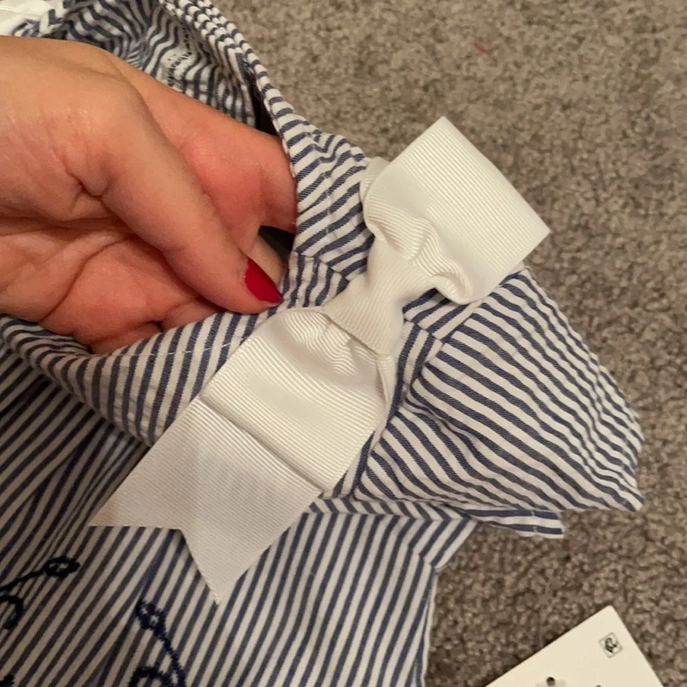 Rare Editions Navy Stripe Set